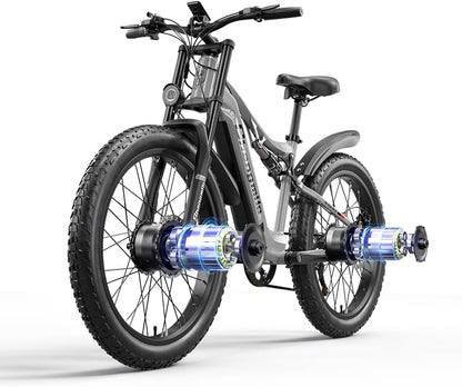 Shengmilo S600 – Elektrisches Mountainbike mit Doppelmotor